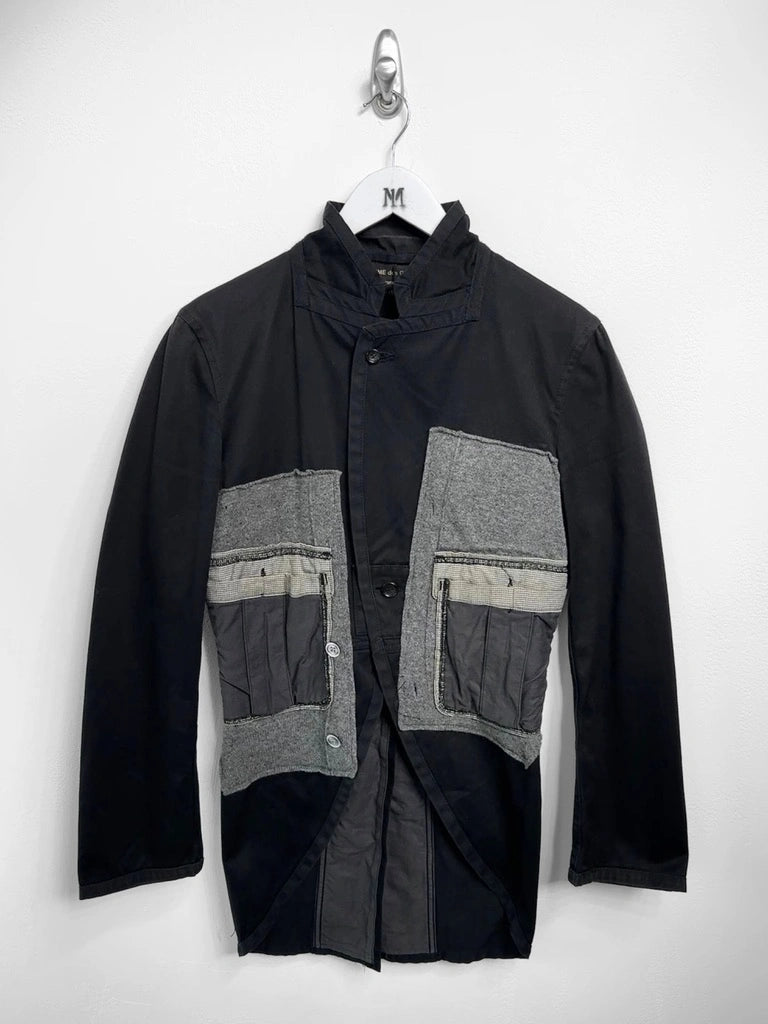 COMME DES GARÇONS - S/S 2010 DECONSTRUCTED PATCHWORK LONG BLAZER