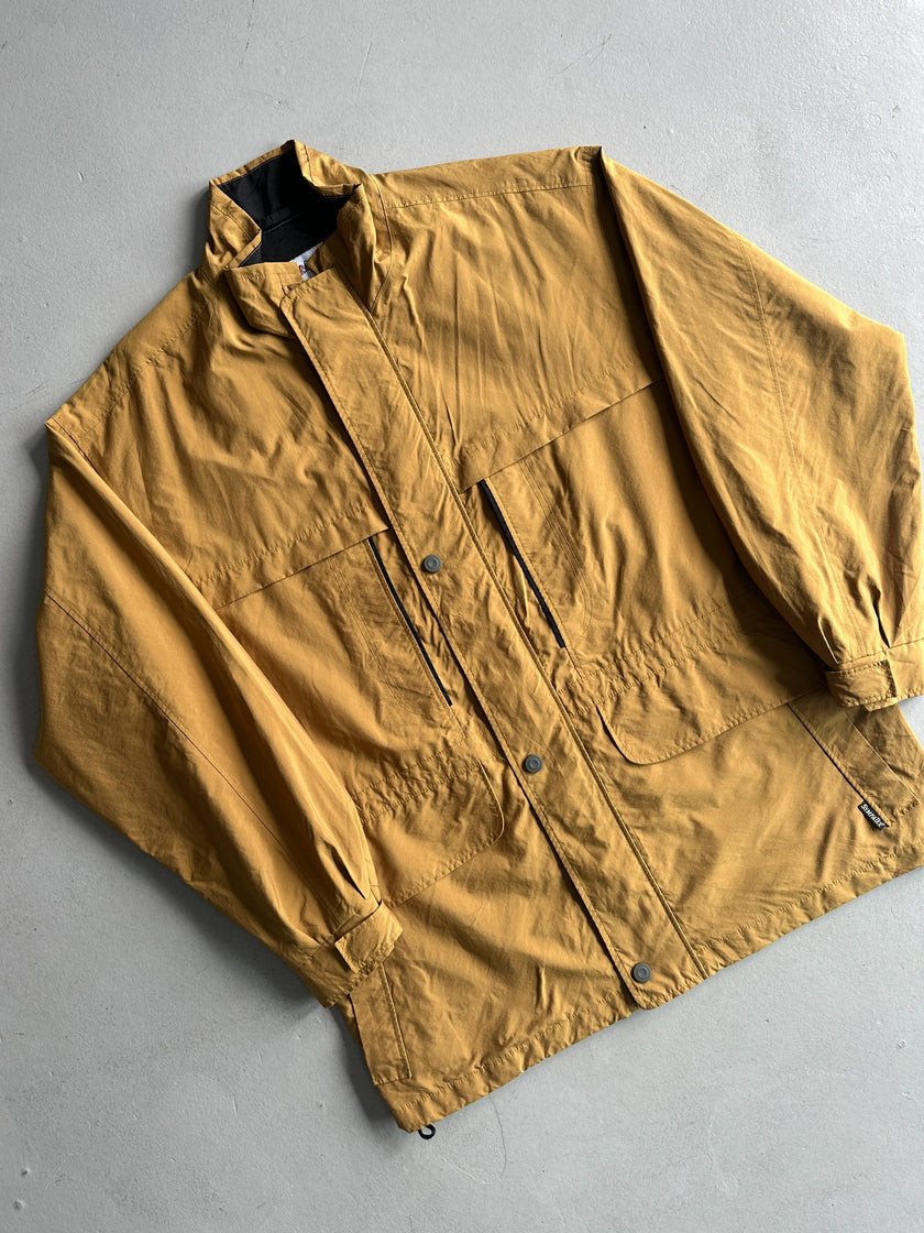 PAUL SMITH RED - 1990s WATERPROOF FUNNEL NECK PARKA