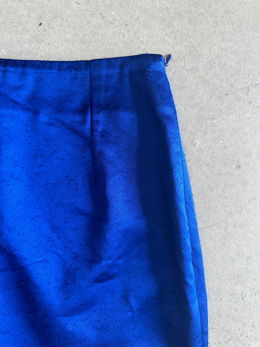 RAF SIMONS -  S/S 2021 BRUSHED MAXI SKIRT WITH BACK VENT