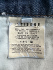 DOLCE & GABBANA - 1990s DENIM MINI SKIRT WITH FLUO DETAILS
