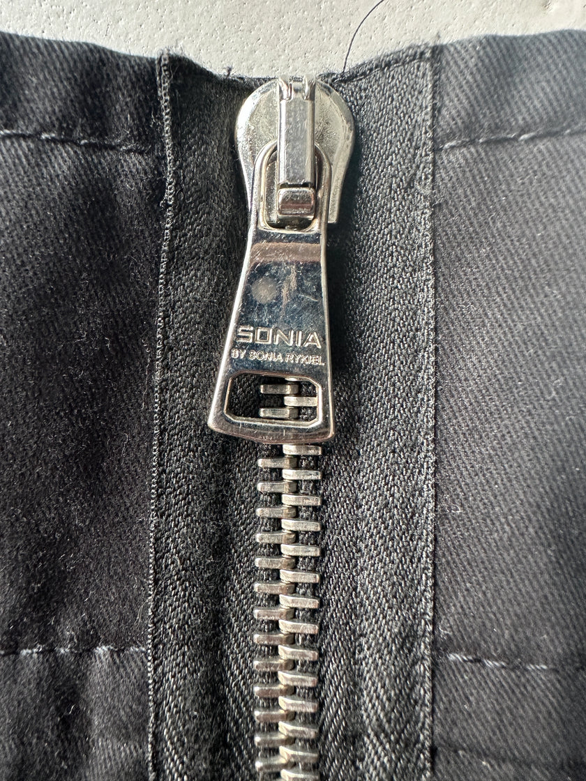 SONIA RYKIEL - 1990s CROPPED FIT ASYMMETRICAL JACKET