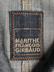 MARITHÉ + FRANÇOIS GIRBAUD - 2000s DOUBLE BREASTED DENIM TRENCH COAT