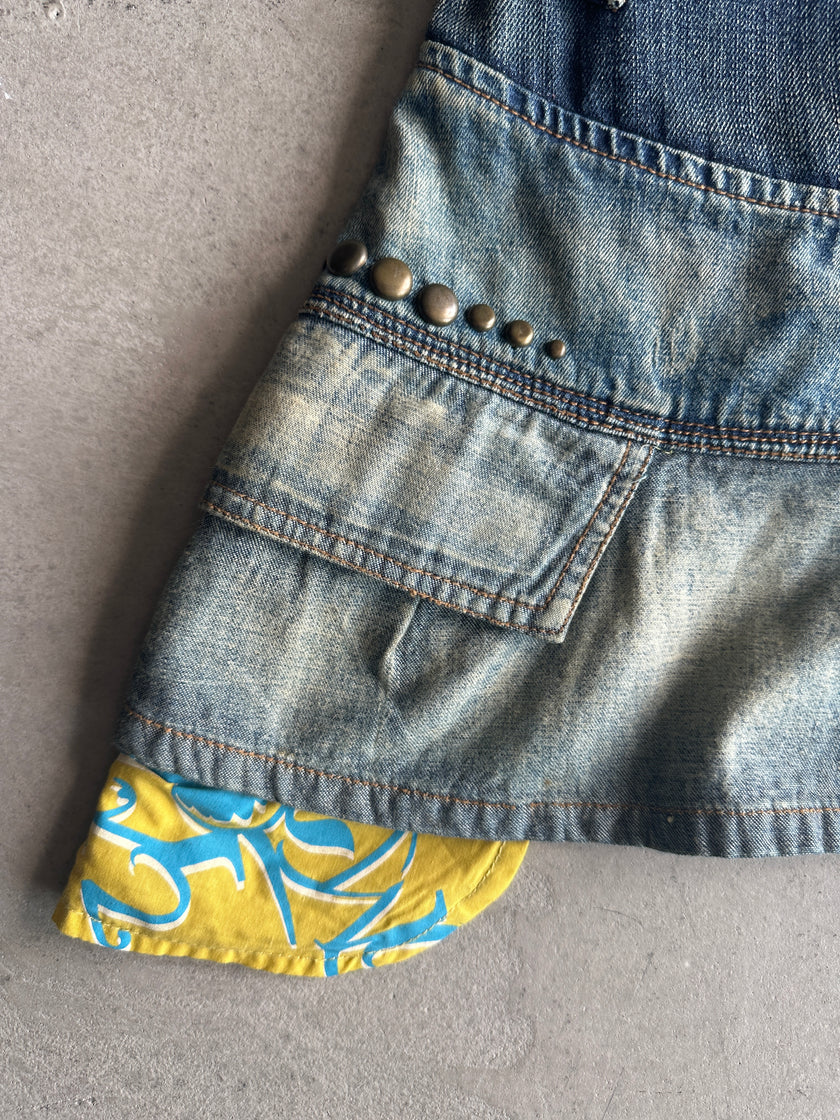 2000s MINI MICRO CARGO SKIRT