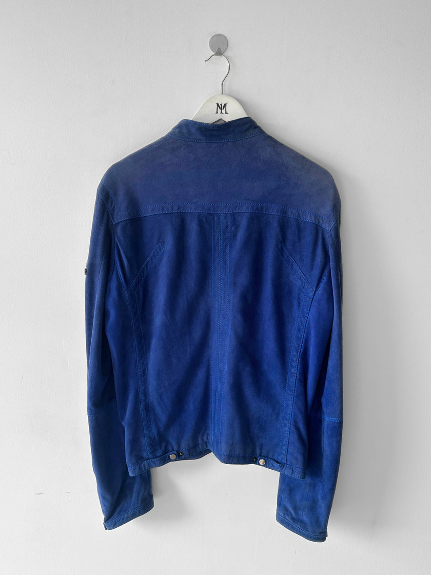BIKKEMBERGS - 2000s SUEDE BIKER JACKET