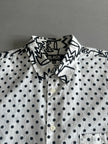 COMME DES GARÇONS - S/S 2013 POLKA DOTS FRONT PRINTED LONG SLEEVE SHIRT