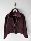 VERSACE JEANS by GIANNI VERSACE - 1990s LAYERED FRONT STRUCTURED JACKET