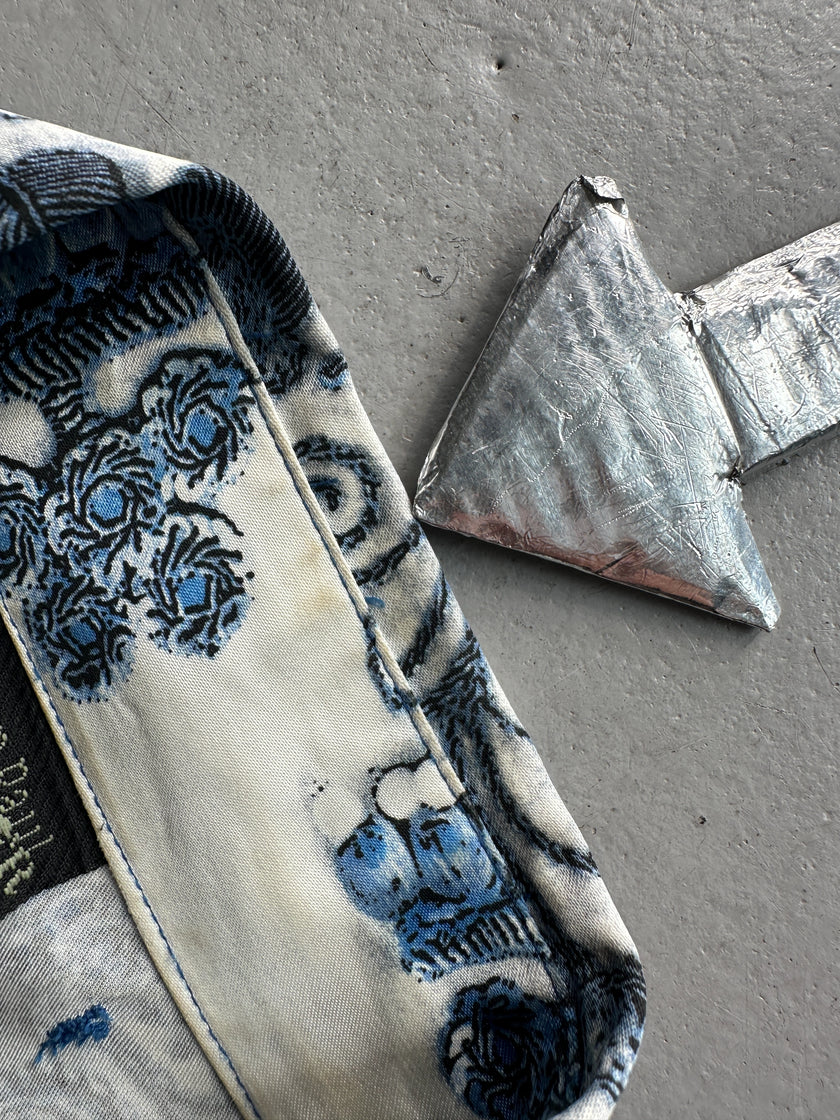 JEAN PAUL GAULTIER - S/S 2003 MATADOR ROSARY BIJOU METAL CHARM LONG SLEEVE SHIRT