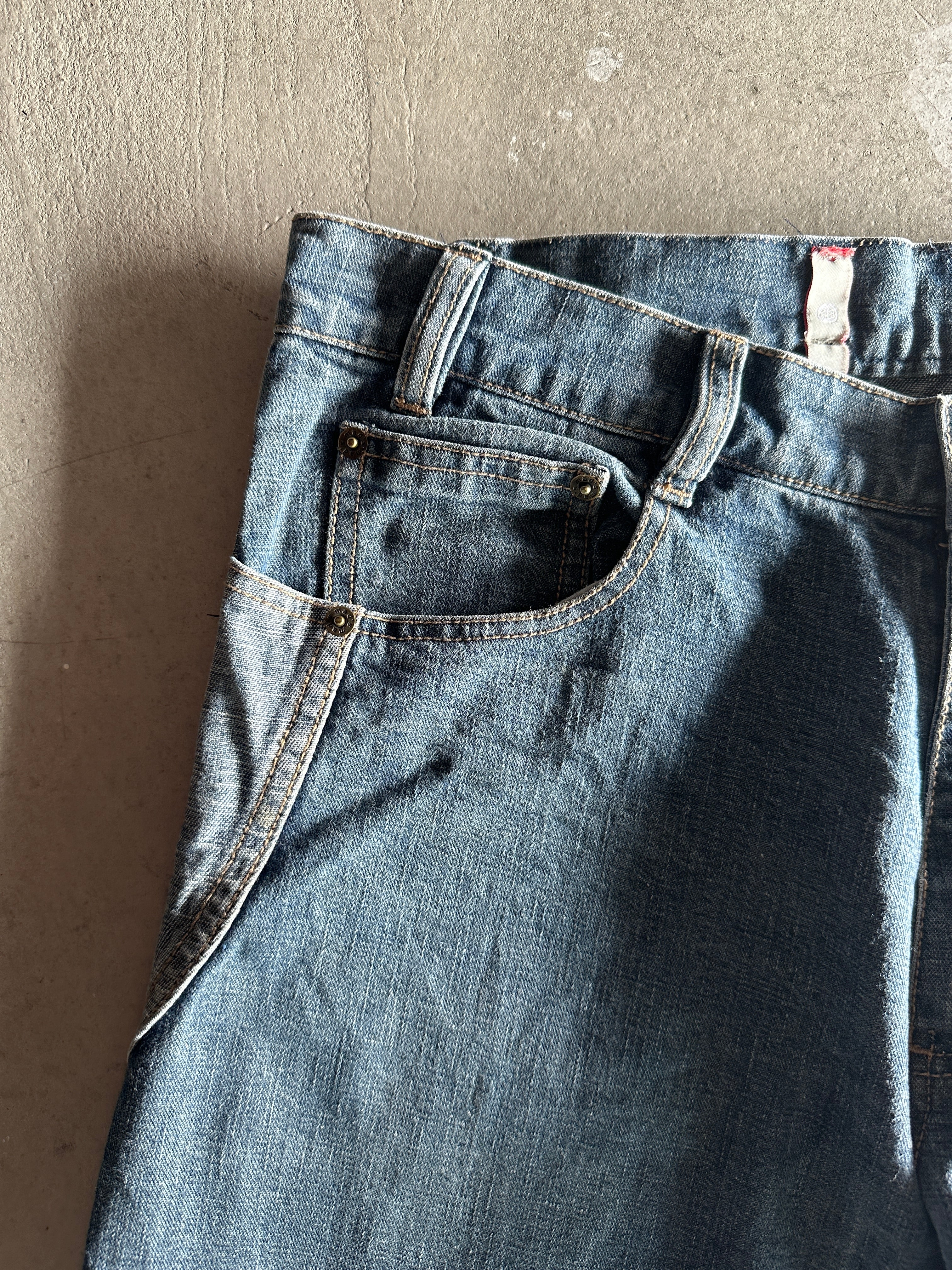 2000s MEN'S WIDE LEG CARGO JEANS