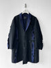 UNDERCOVER - F/W 2014 OVERSIZED DECONSTRUCTED WOOL COAT WITH RAW EDGES