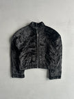 1990s VELVET BOMBER JACKET