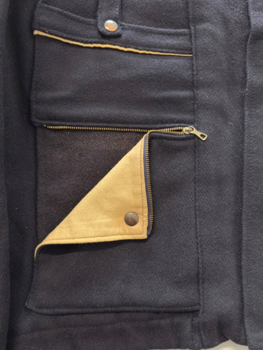 1980s WOOL MULTIPOCKETS JACKET