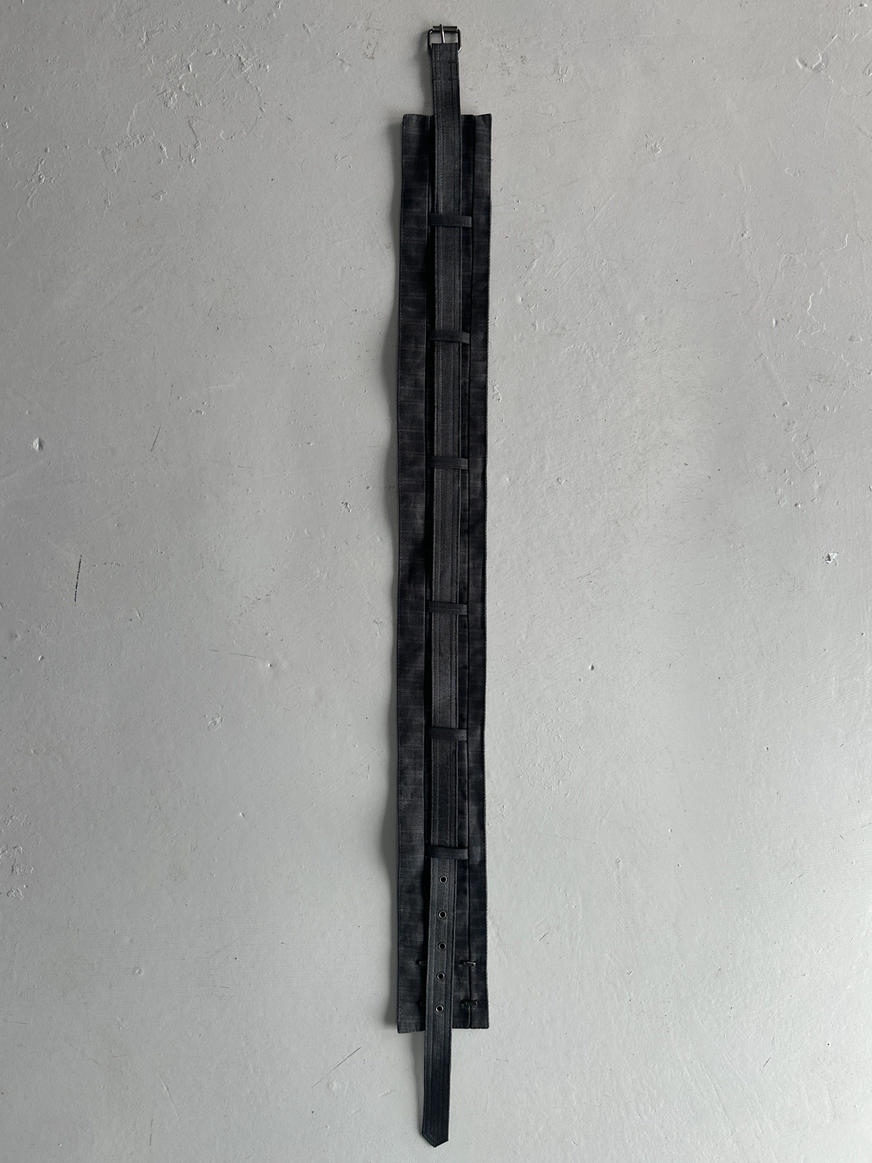 NEIL BARRETT - early 2000s LINEN WAIST BELT