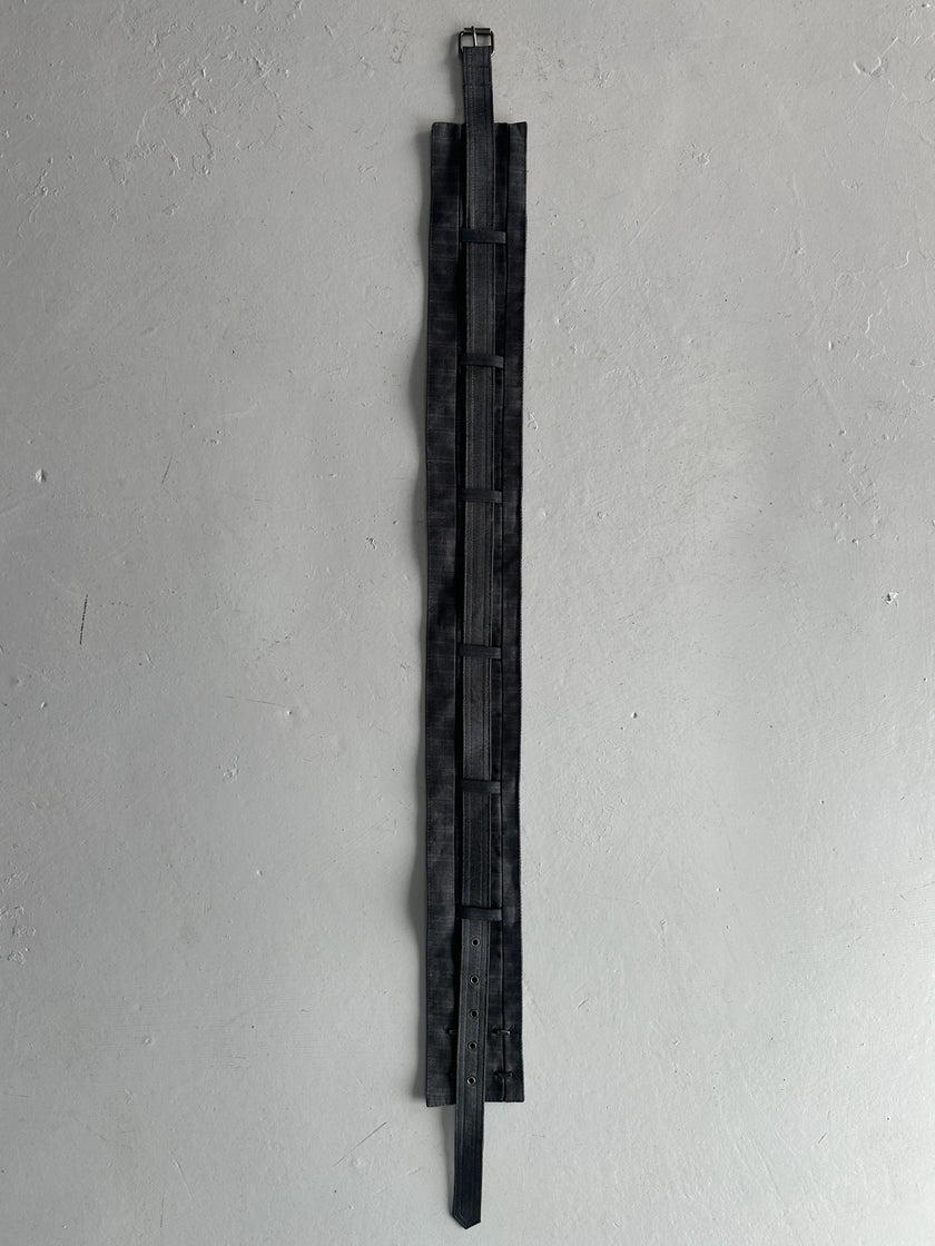 NEIL BARRETT - early 2000s LINEN WAIST BELT
