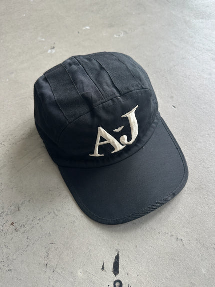 ARMANI JEANS- 1980s EMBROIDERED FRONT CAP