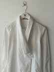 ISSEY MIYAKE - F/W 2009 LONG TUNIC SHIRT WITH SHAWL COLLAR