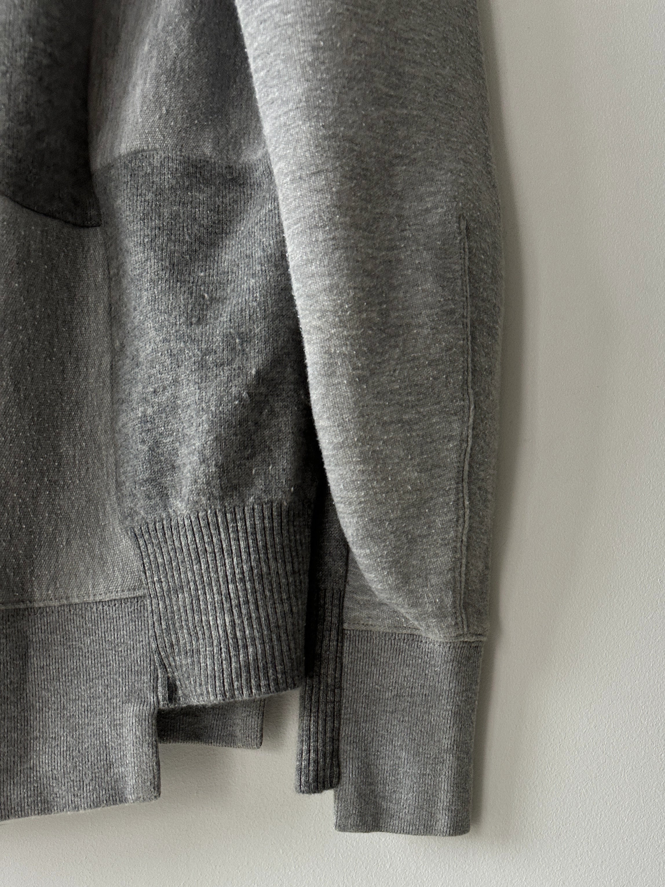 SACAI - F/W 2016 DECONSTRUCTED CREWNECK LONG SLEEVE TOP