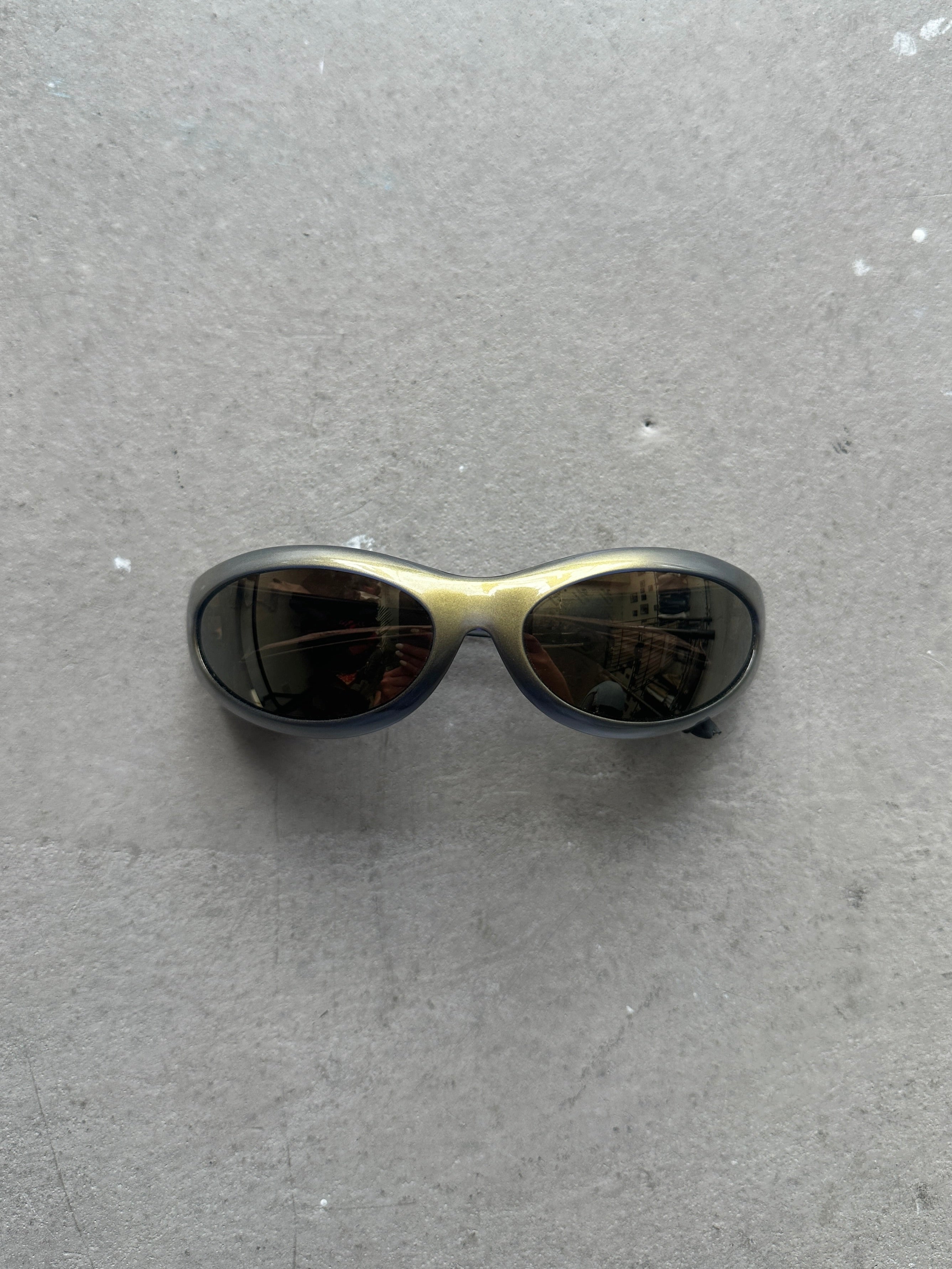 GIORGIO ARMANI -  1990s BIKER SUNGLASSES