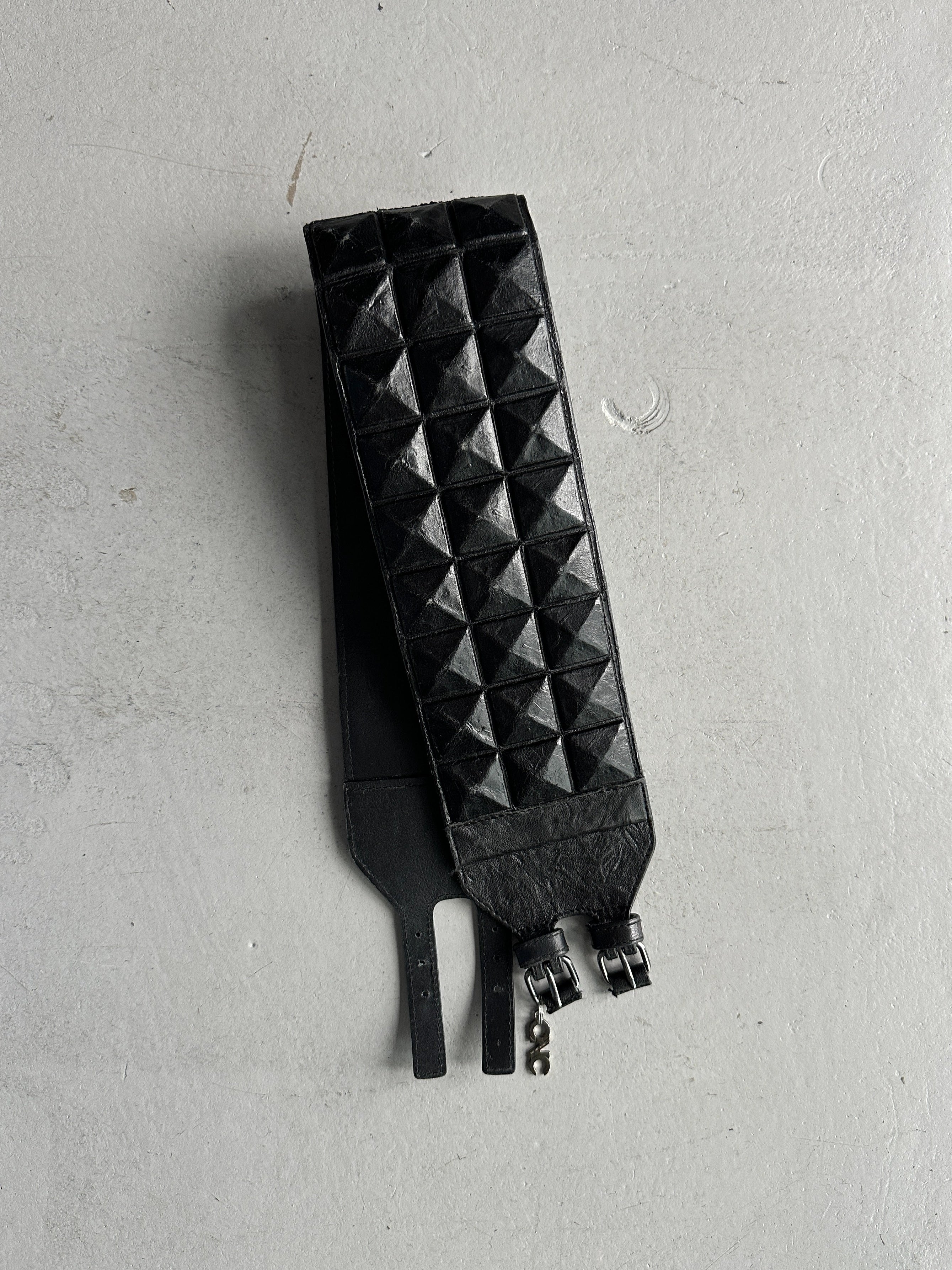 COSTUME NATIONAL - early 2000s WIDE WAIST BELT