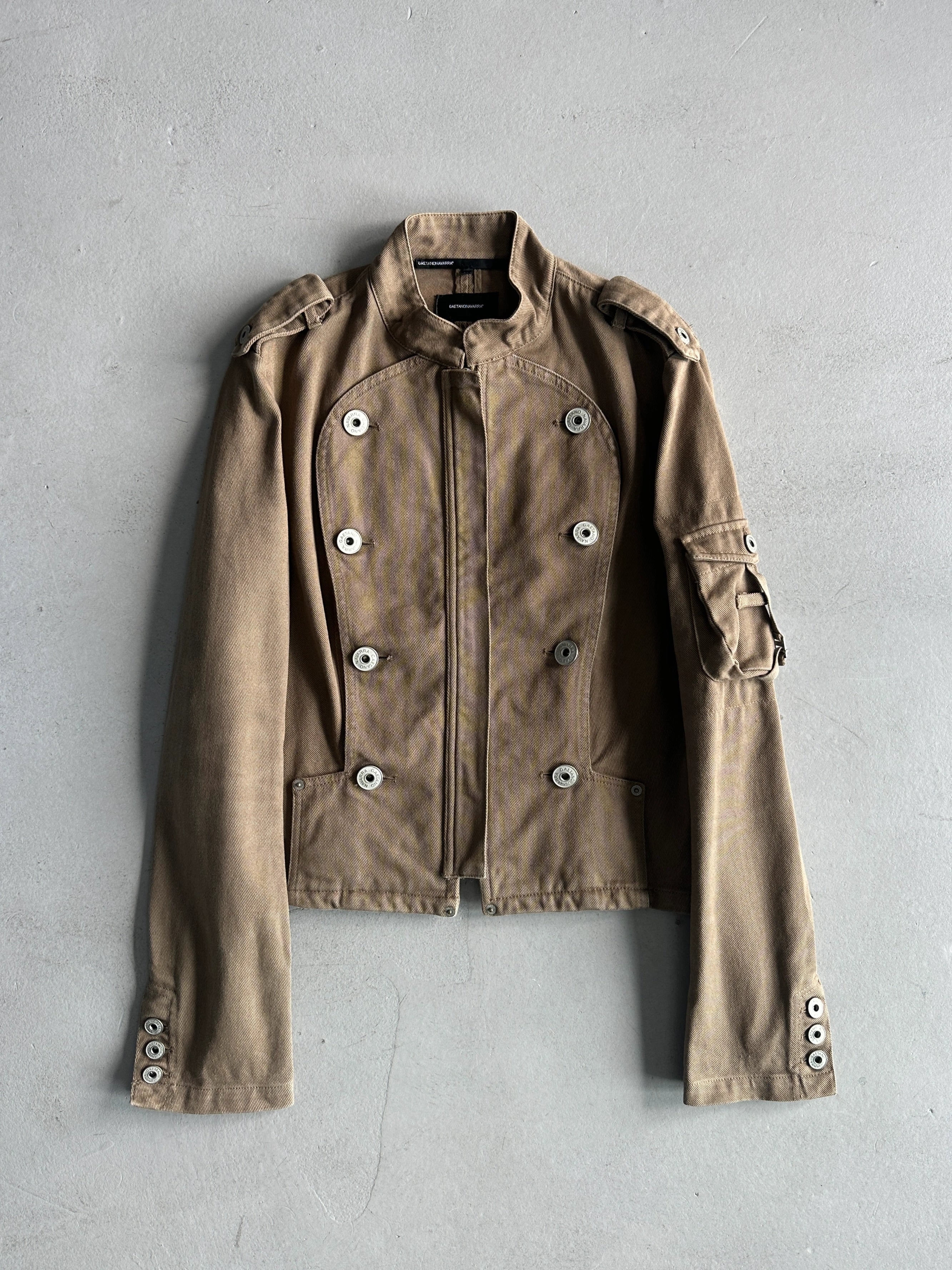 GAETANO NAVARRA - S/S 2006 CROP FIT DOUBLE BREASTED JACKET