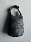 ARMANI JEANS - 2000s PERFORATED LEATHER BUCKET BAG