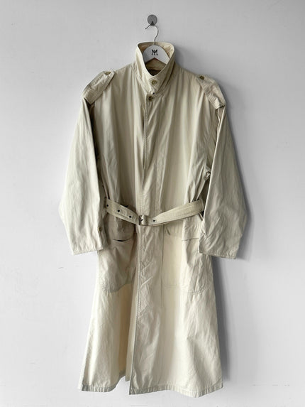 ALLEGRI - 1990s MARTIN MARGIELA ERA BELTED LONG TRENCH COAT