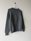DANIELE ALESSANDRINI - early 2000s WRAP FRONT HEAVY KINT CREW NECK JUMPER