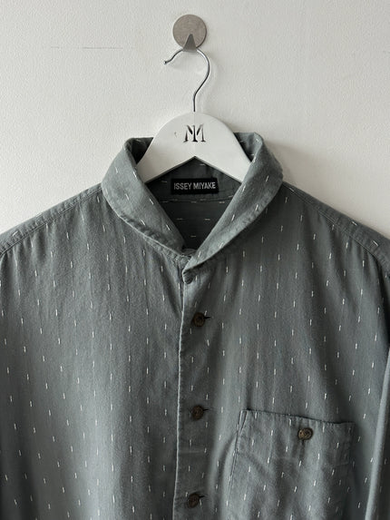 ISSEY MIYAKE - 1990s RELAXED FIT SASHIKO SHIRT