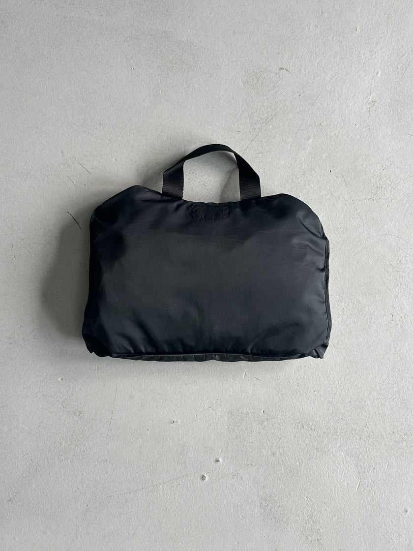 YOHJI YAMAMOTO D'URBAN A.A.R. - 1990s FOLDABLE WINDBREAKER JACKET WITH NINJA HOOD