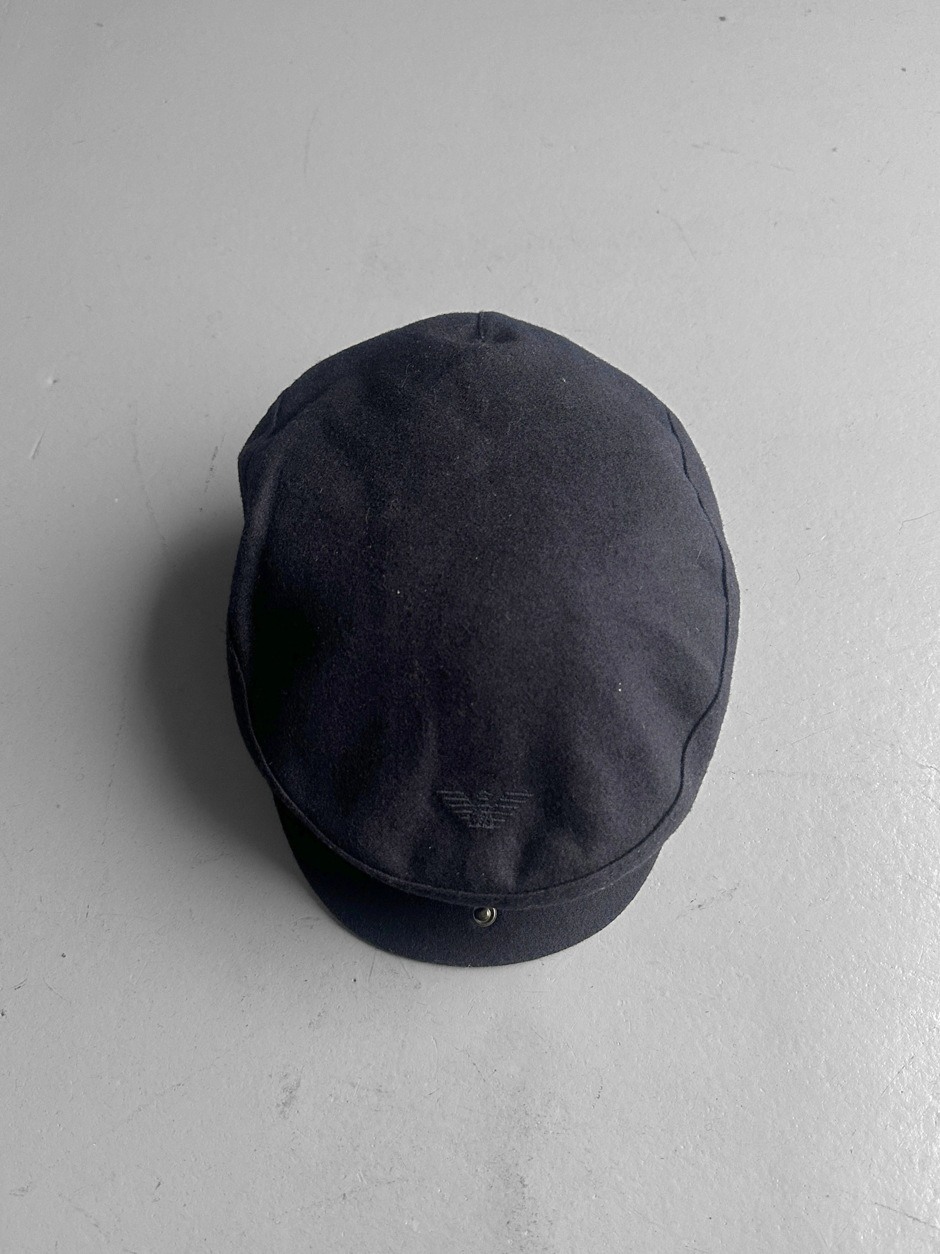 GIORGIO ARMANI - 1980s WOOL FLAT CAP