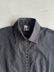 JEAN PAUL GAULTIER - 2000s CORSET STYLE FRONT LONG SLEEVE SHIRT