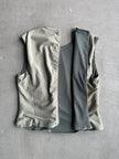 EMPORIO ARMANI - 1990s ZIPPED BACK VEST TOP