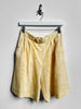 ESCADA - 1980s SILK PLEATED BERMUDA SHORTS