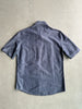 ARMANI JEANS - 1990s DENIM LOOK HALF SLEEVE SHIRT