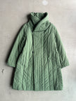 PLANTATION ISSEY MIYAKE - 1990s HIGH COLLAR OVERSIZED LONG COAT