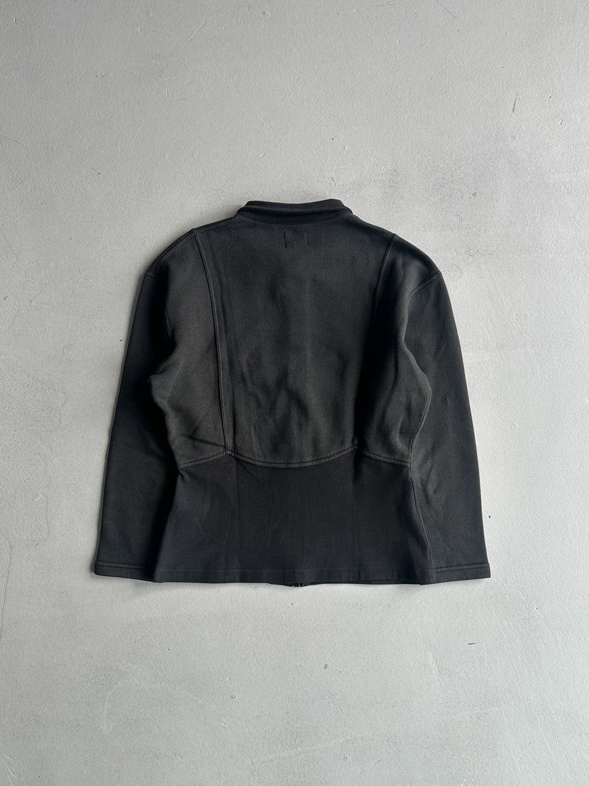 ICEBERG - 1990s PANELED FITTED WAIST SWEATER CARDIGAN
