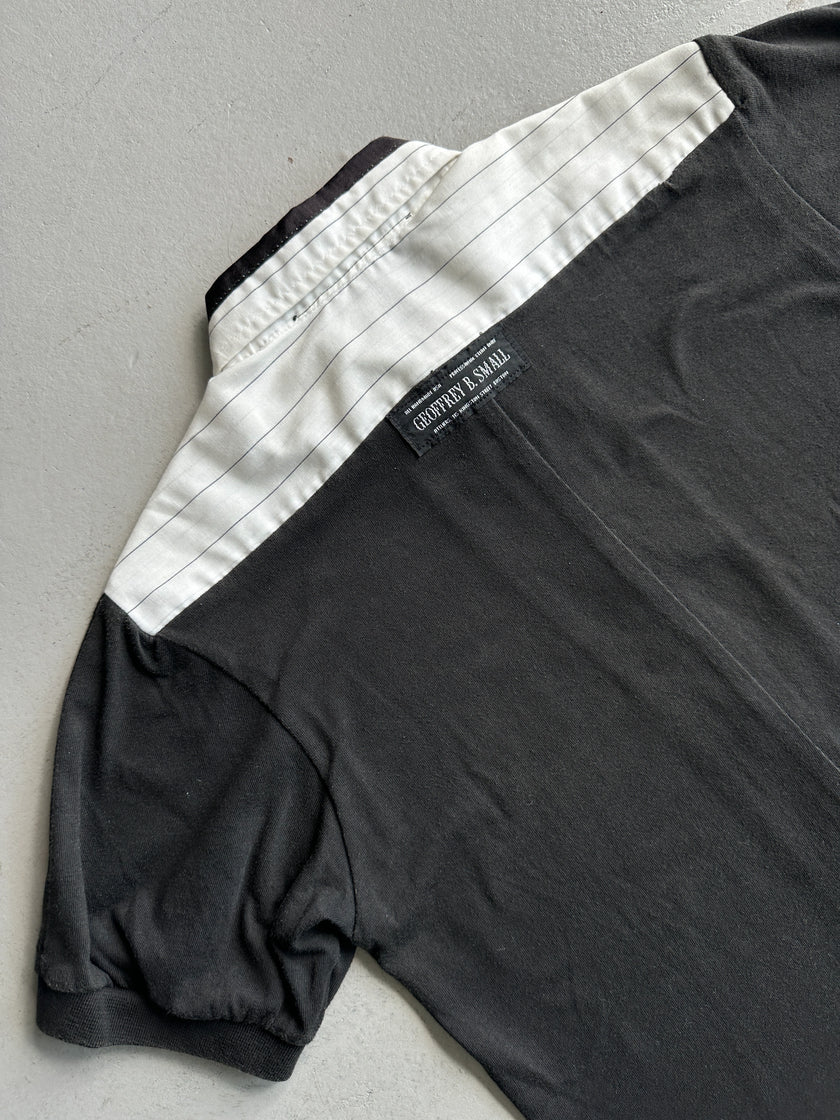 GEOFFREY B.SMALL - 1990s SHORT SLEEVE PANELED SHIRT