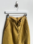 GIANNI VERSACE - 1980s LEATHER TROUSERS WITH FRONT PLEATS