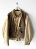 DIESEL - 1980s BOMBER JACKET WITH LAYERED SUEDE PANEL FRONT