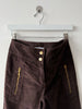 ICEBERG - early 2000s CORDUROY TROUSERS WITH KNIT CUFFS