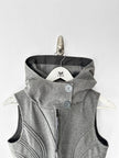 ITALIAN LABEL 2010s ZIPPED HOODED GILET JACKET