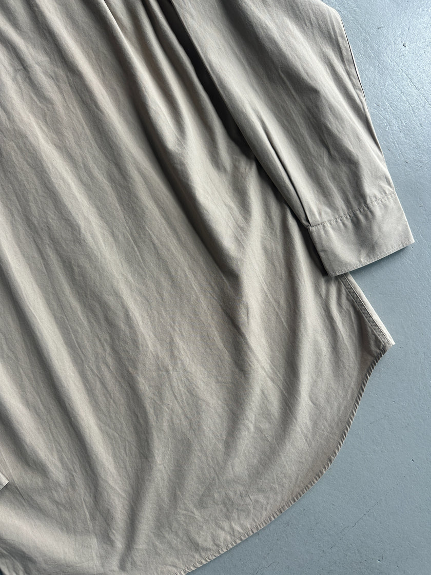 HELMUT LANG - S/S 1996 CONTRASTING COLLAR LONG SLEEVE SHIRT