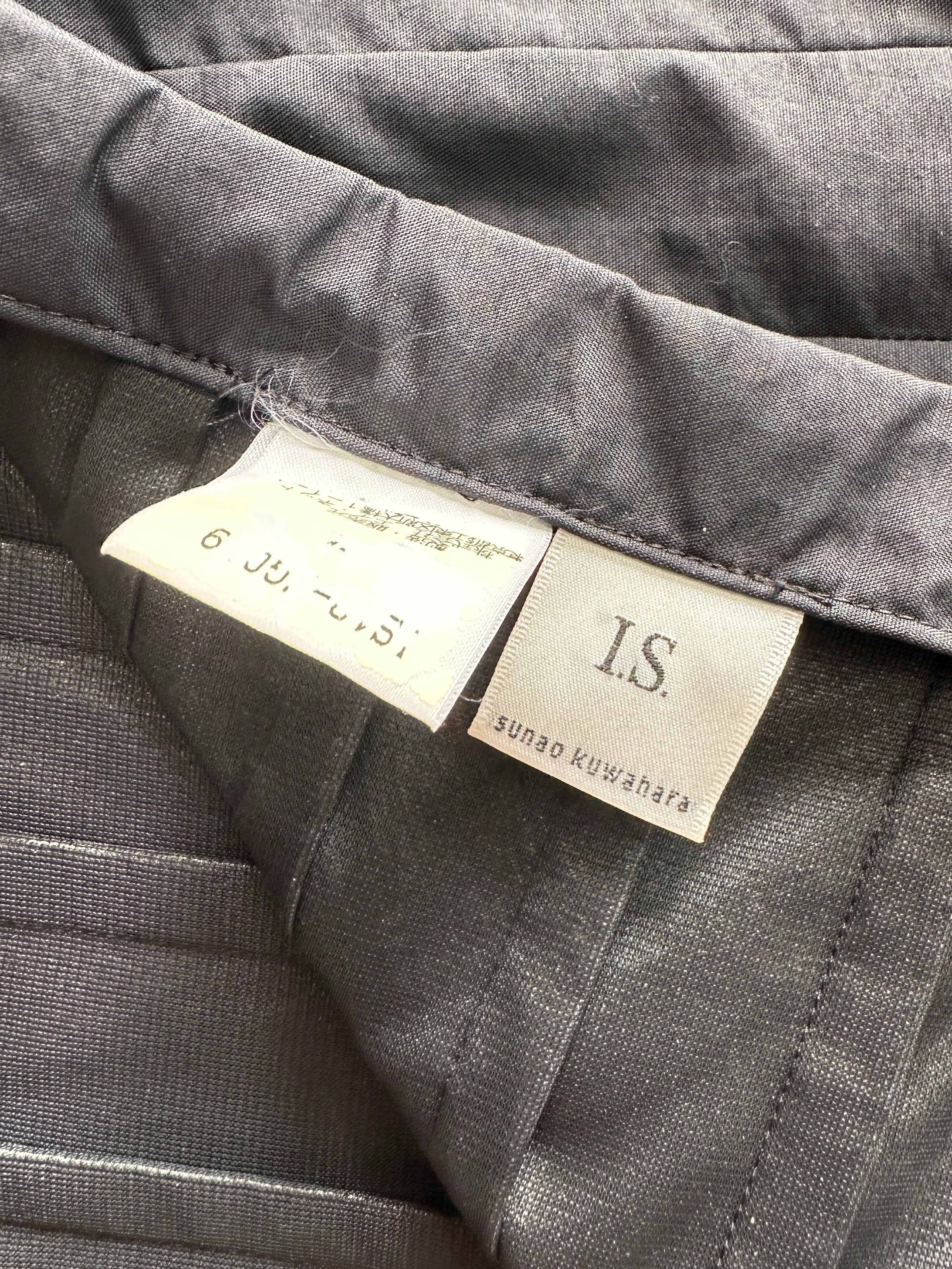 I.S. SUNAO KUWAHARA - 1990s HIGH WAIST PLEATED SKIRT