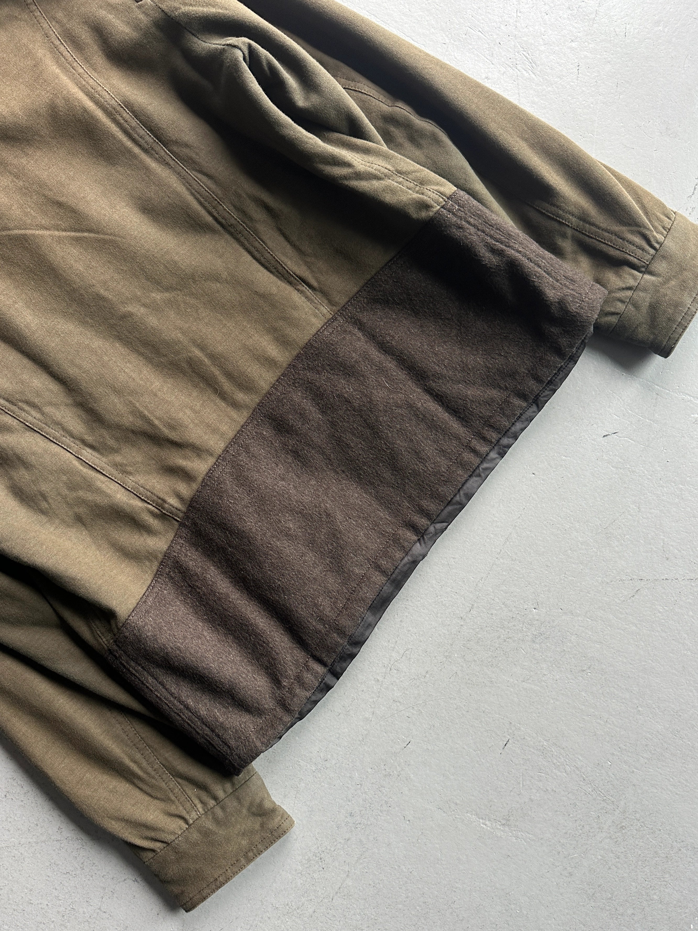 GIANFRANCO FERRÉ - 1990s CUSHIONED COLLAR WOOL JACKET