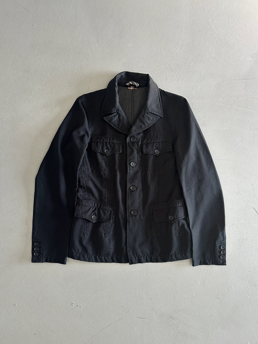 COMME DES GARÇONS BLACK - S/S 2011 MULTI POCKET STRAIGHT FIT JACKET