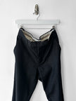 HELMUT LANG - late 1990s PINSTRIPED STRAIGHT LEG TROUSERS