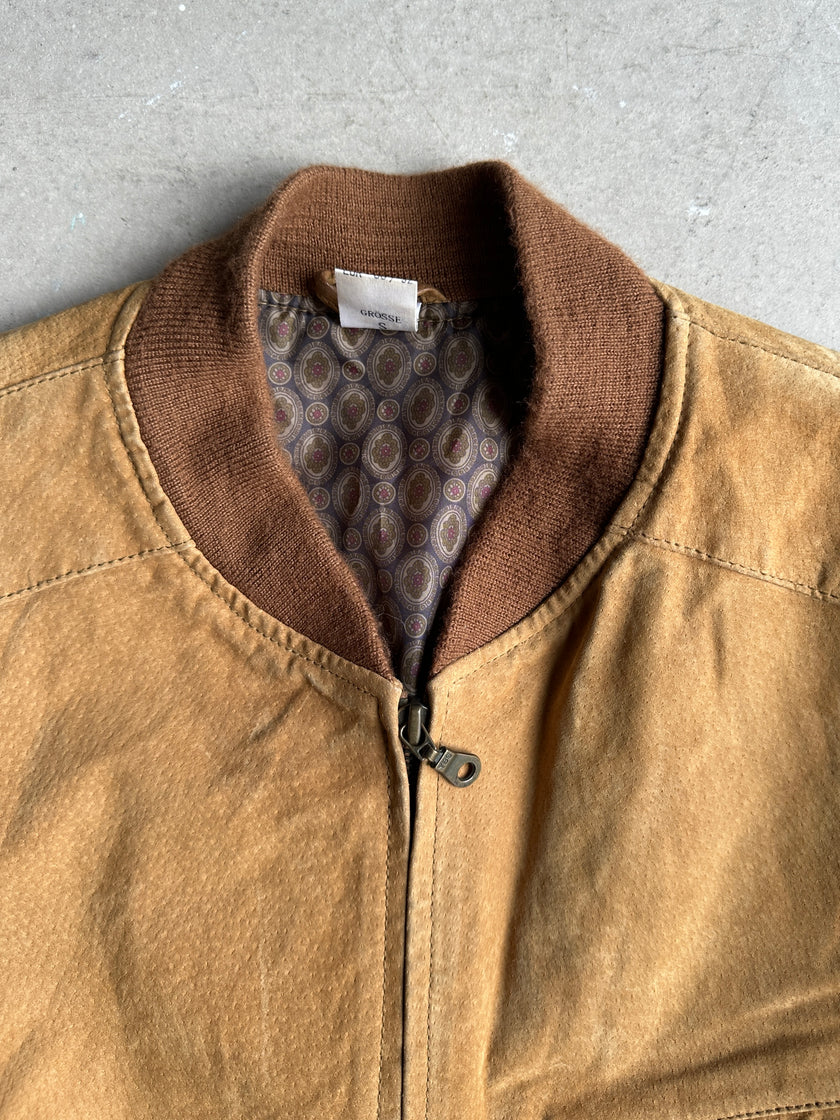 1980s SUEDE BOMBER JACKET