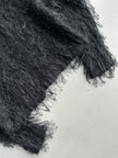 HISAKO TAKENAKA - 2000s HANDMADE KNIT OPEN FRONT CARDIGAN