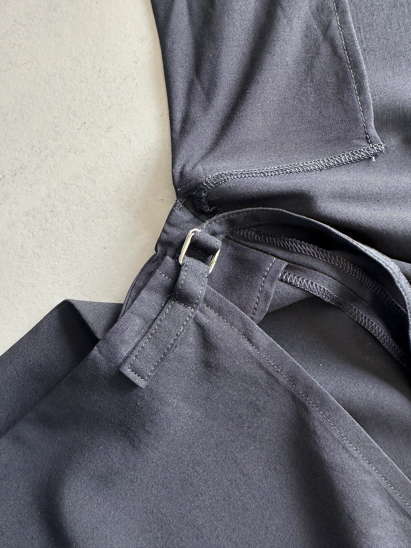 YOHJI YAMAMOTO Y's - A/W 2007 ASYMMETRICAL WRAP SKIRT PANEL