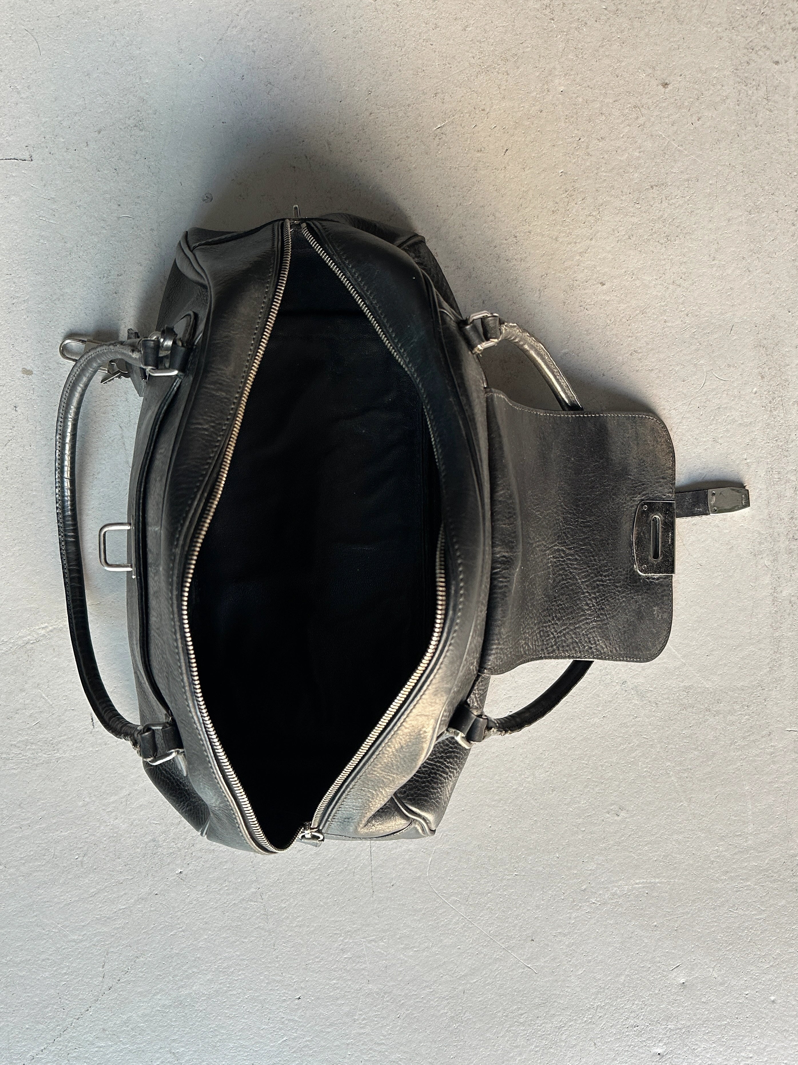 PRADA - A/W 2001 BOSTON LEATHER BAG