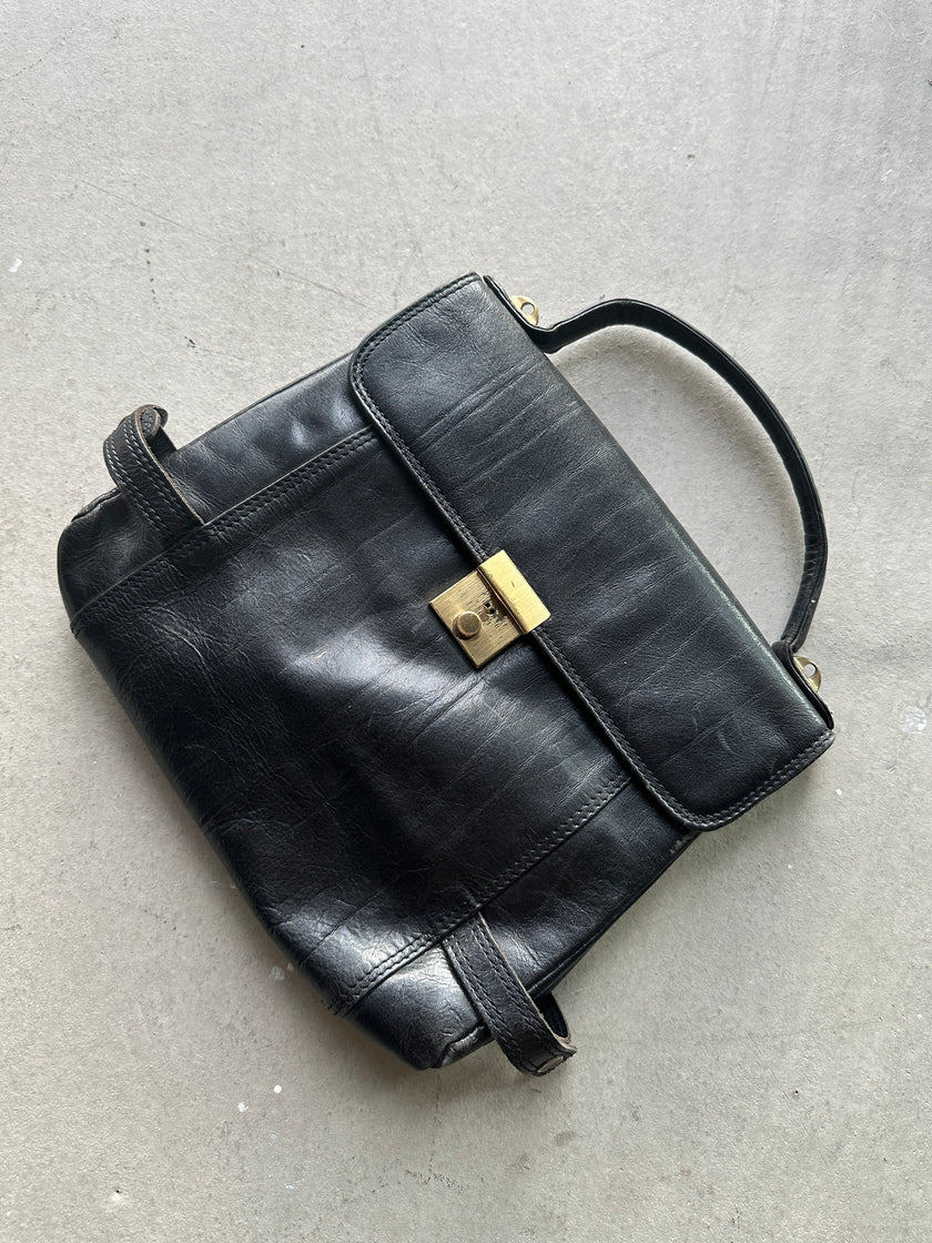 1970s LEATHER HANDBAG